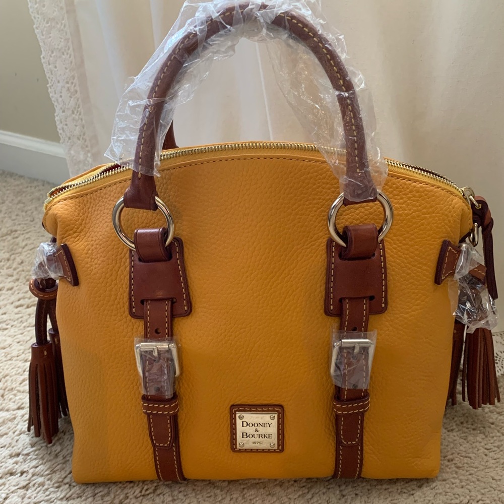 Mustard yellow Dooney & Bourke bag NWT